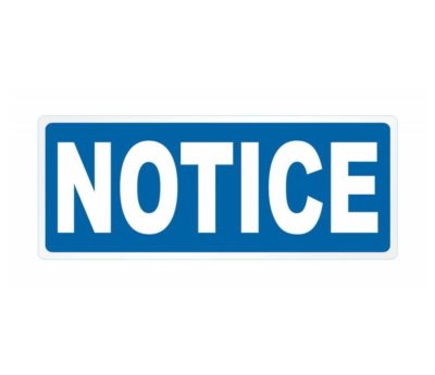 NOTICE ON COVID-19 PREVENTION