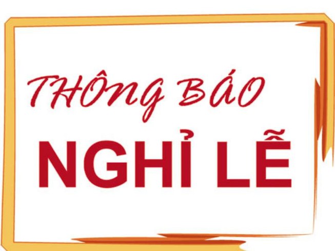 THÔNG BÁO VỀ LỊCH NGHỈ LỄ QUỐC KHÁNH